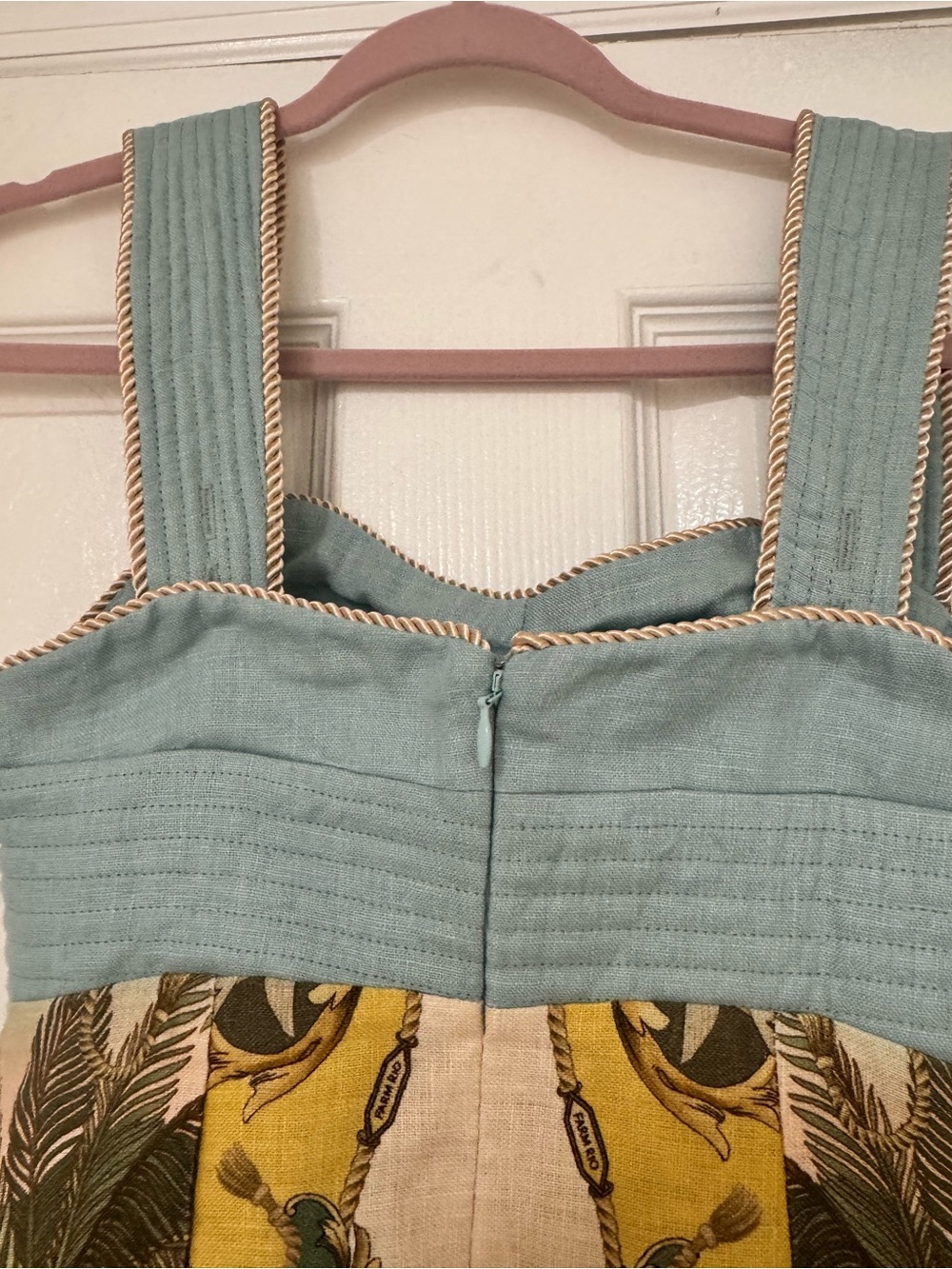 Farm Rio Royal Sea Maxi Dress - Picture 6 of 10
